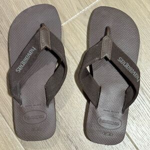 Havaianas Dark Brown Men's Flip Flops